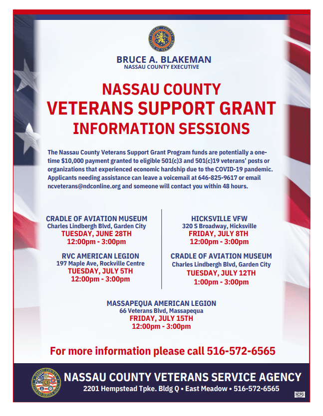 Veterans Grant Funding Flyer Opens in new window