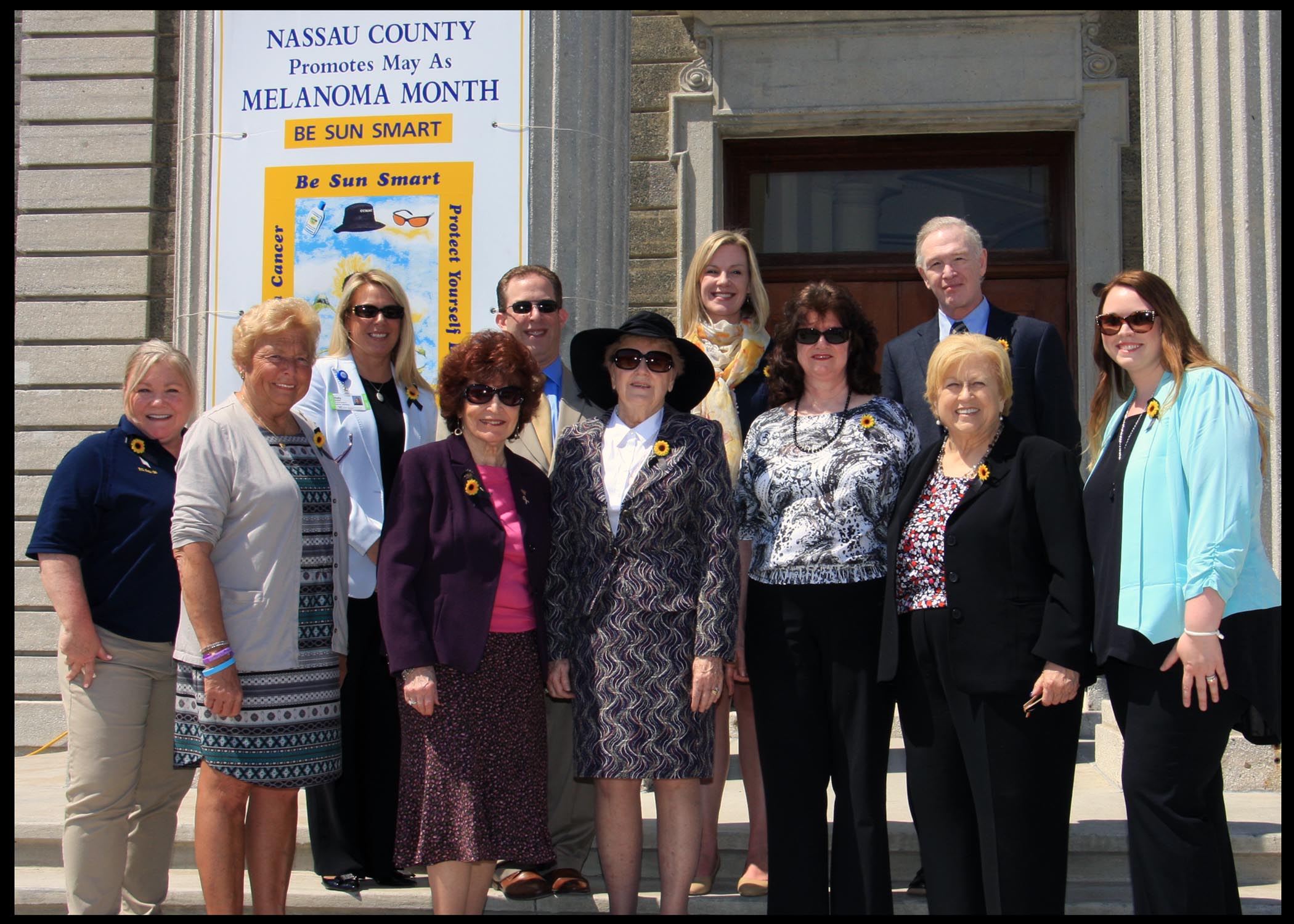 Colette Coyne with Nassau County Legislators 