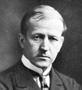 Black and white portrait of man