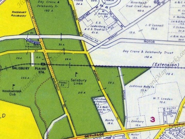 Yellow and green map