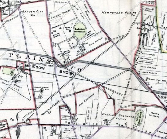 Vintage map of the Plains