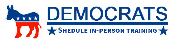 Democrats schedule in person training