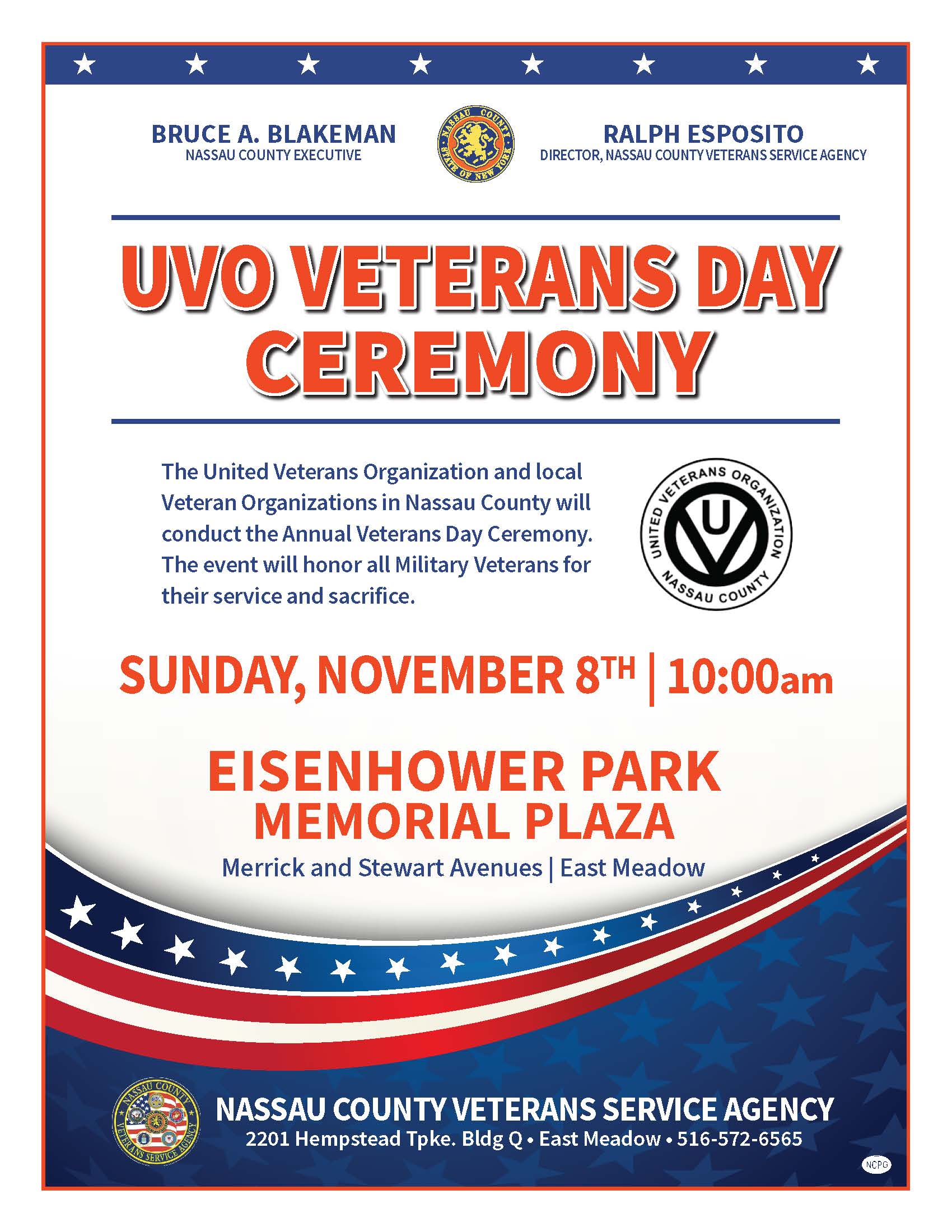 UVO Veterans Day 2026 FLYER