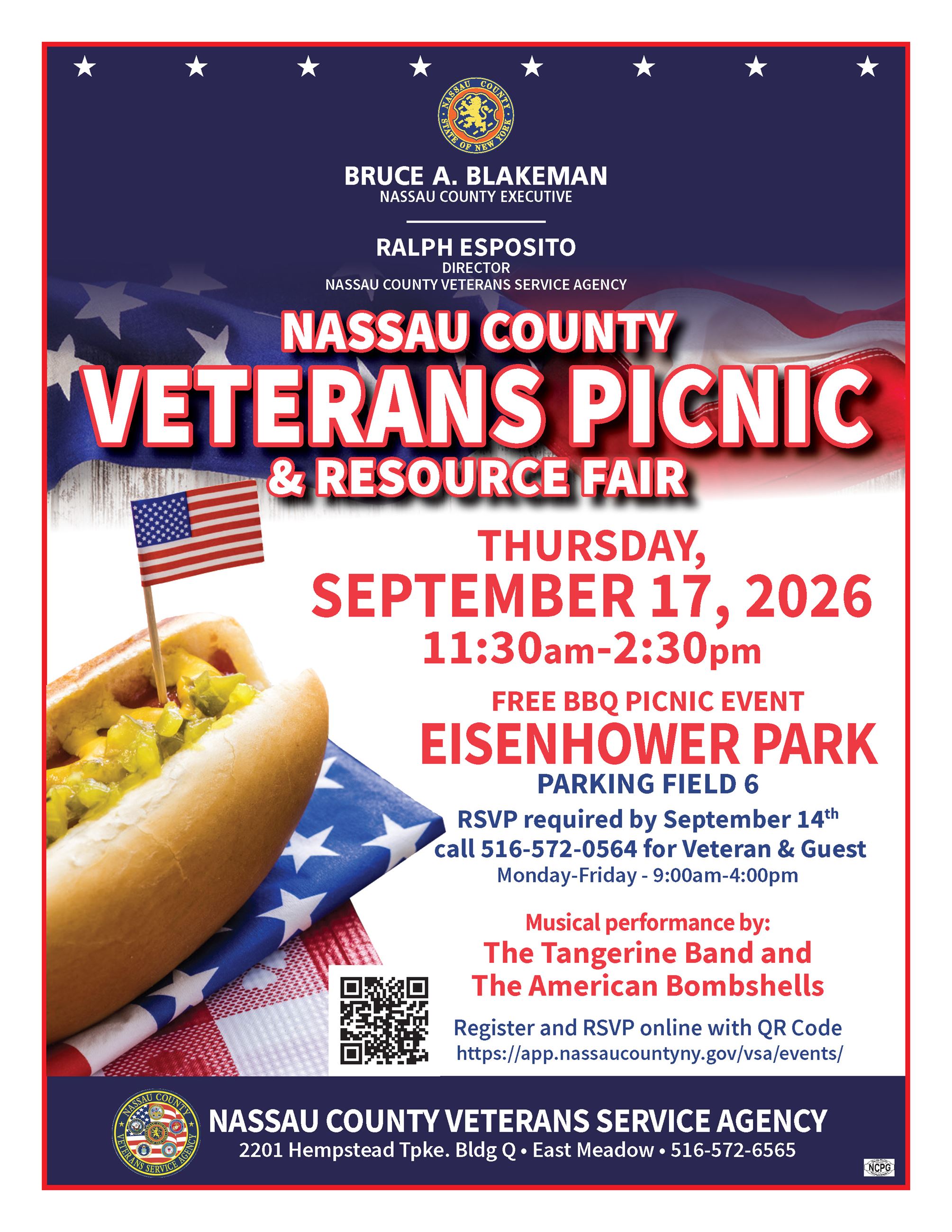 Veterans BBQ PICNIC Resource Fair Flyer 2026