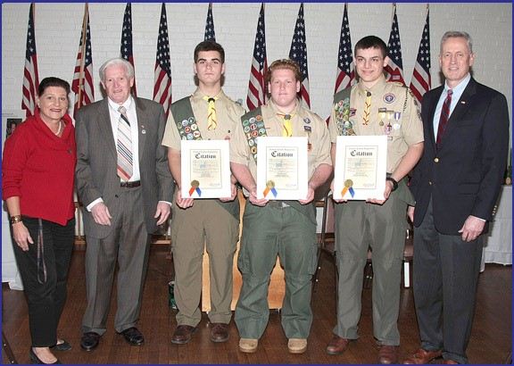 HONORS NEW BOY SCOUT TROOP 200 EAGLE SCOUTS