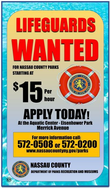 Life Guard Wanted.
