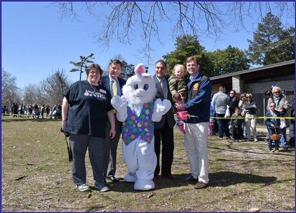 Legislator Kennedy Attends Mararoni Kids Annual Easter Egg hunt