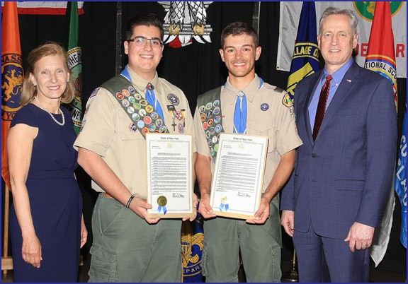 Honor Ceremony in Honor of Achieving The Rank of Eagle Scout