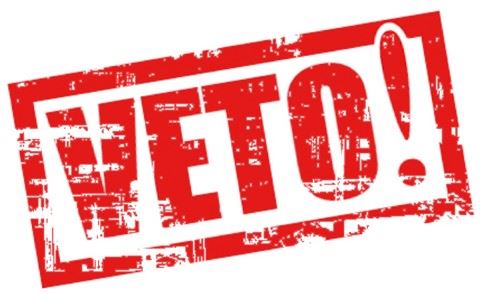 MINORITY CAUCUS FAILS TO OVERRIDE