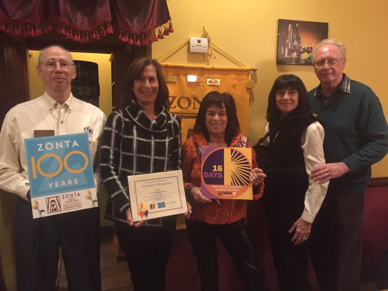 Legislator Birnbaum - Zonta Club 2019