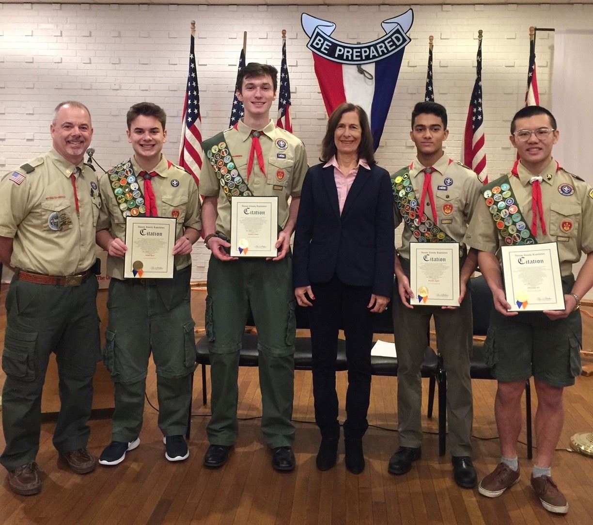 Legislator Birnbaum - Troop 201 Eagle Scouts 2020