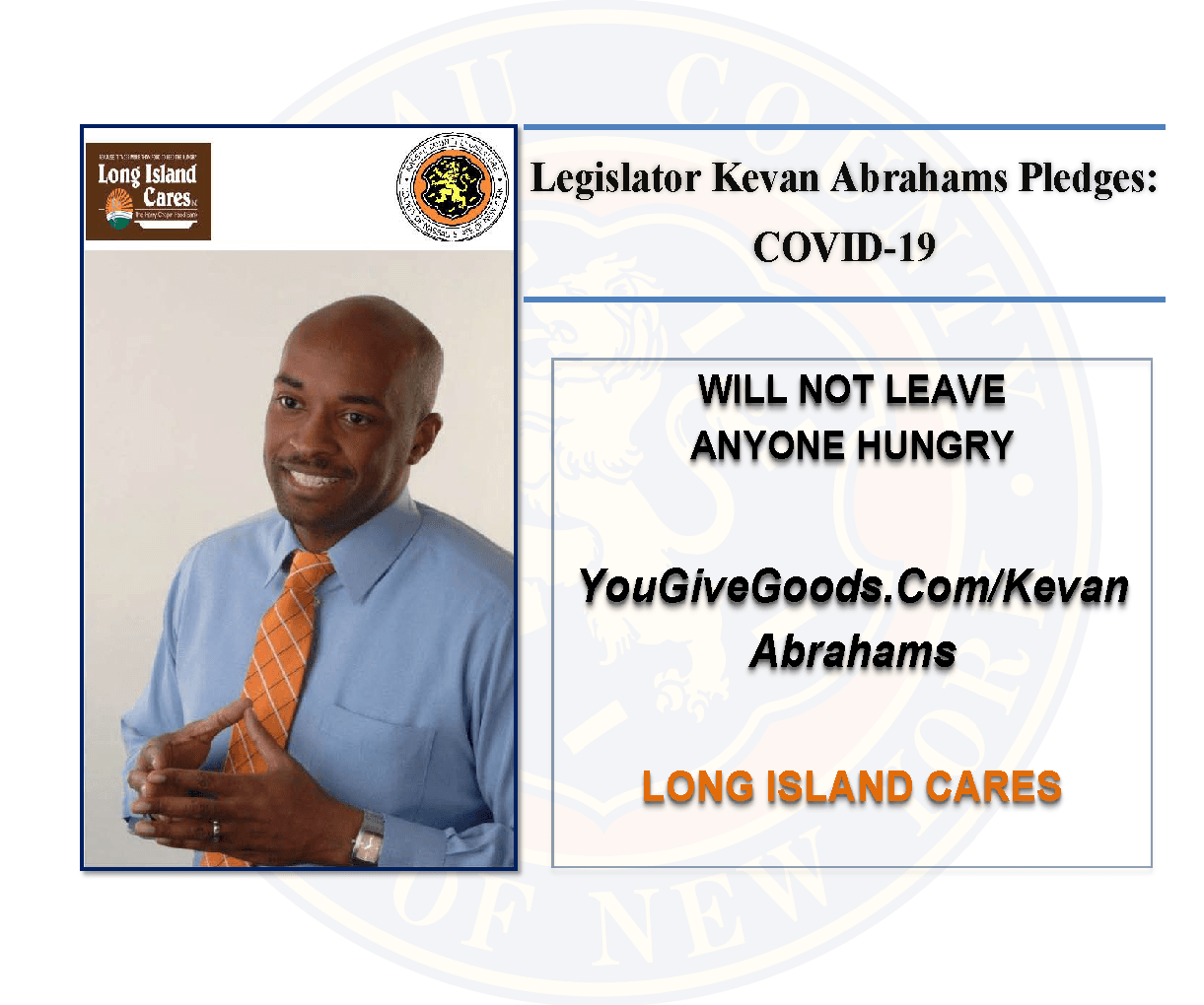 long island cares - promo 2 - food drive -covid-19 - you give goods - 2020