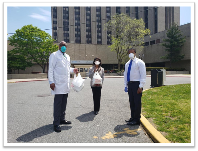 Legislator Carrié Solages Provides Lunch to Healthcare Workers at Nassau University Medical Center