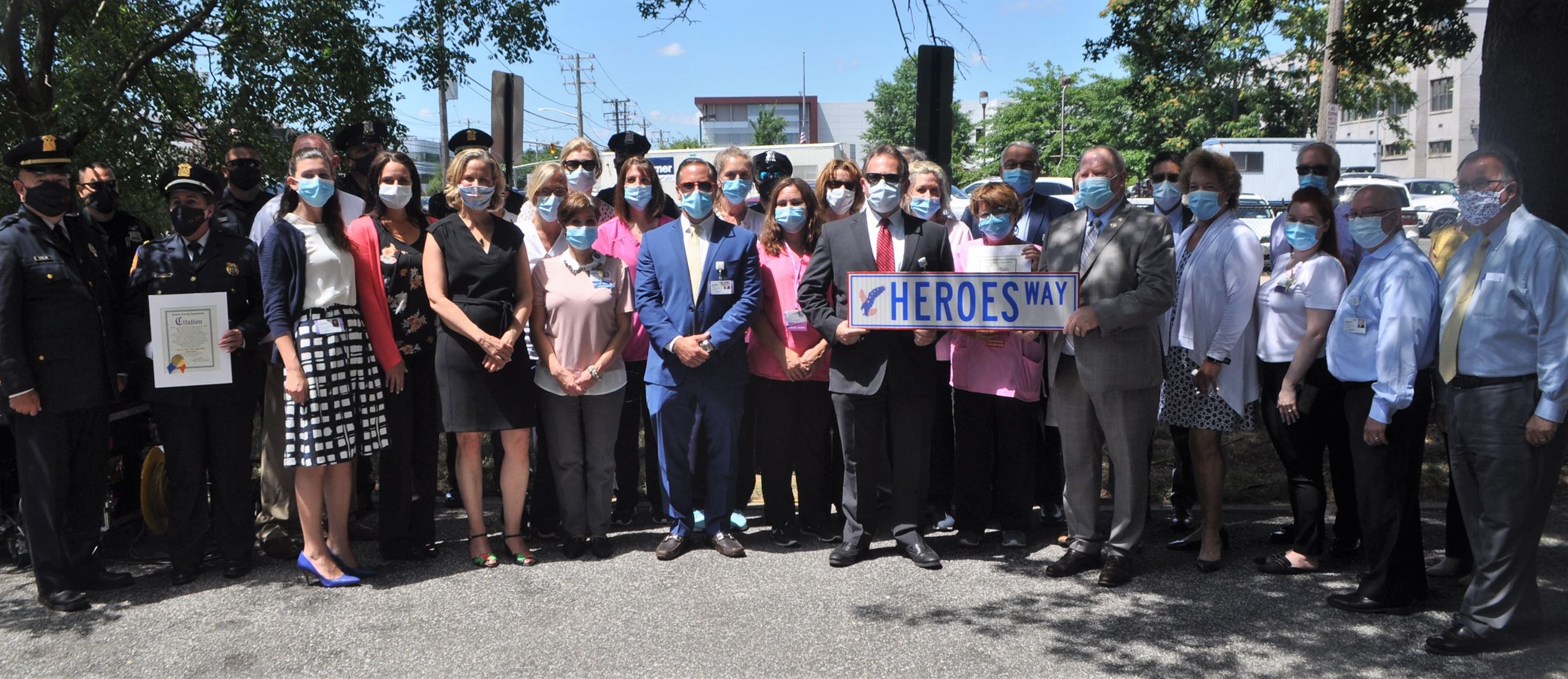 Legislator Drucker - Heroes Way Unveiling 1