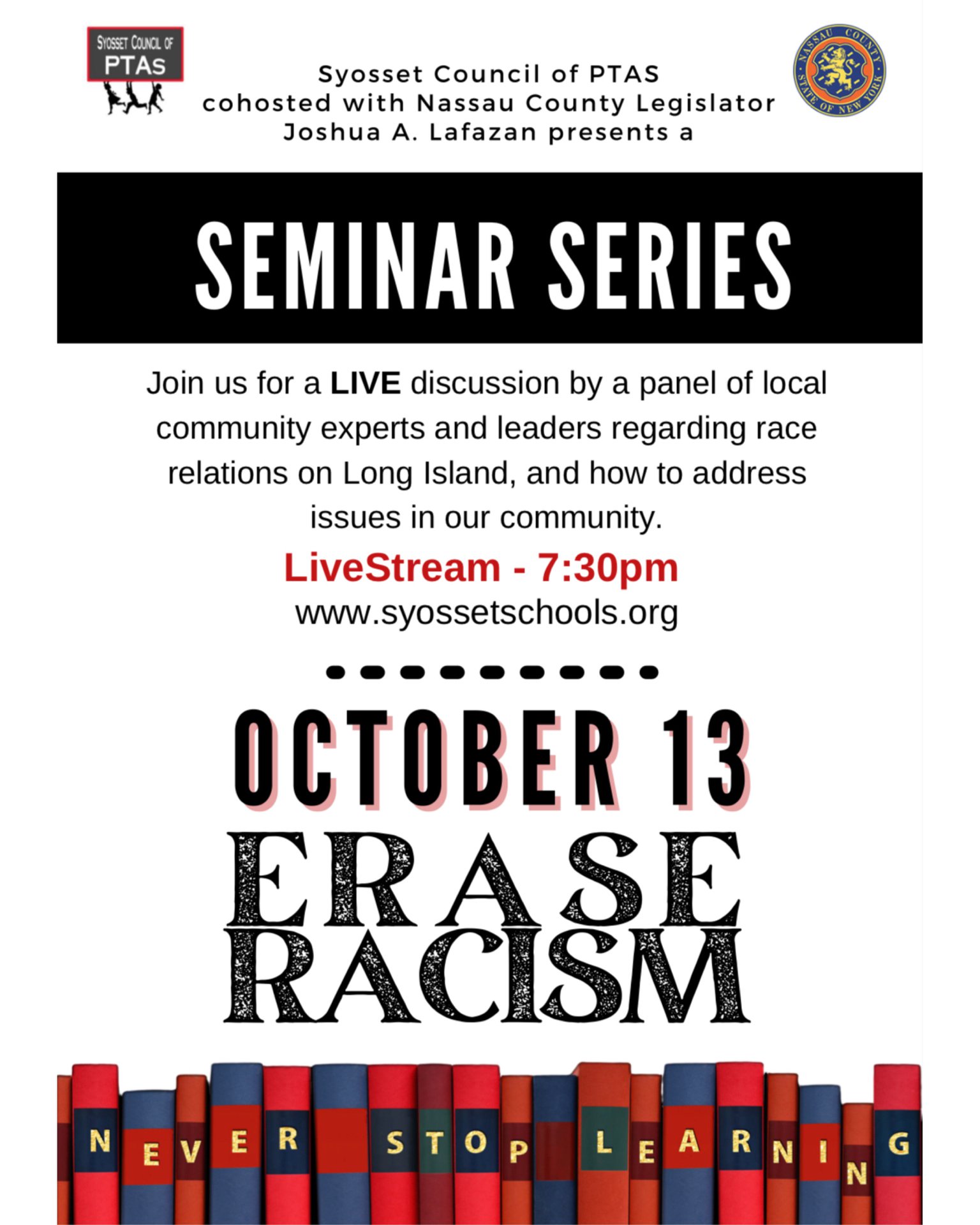 Erase Racism flyer