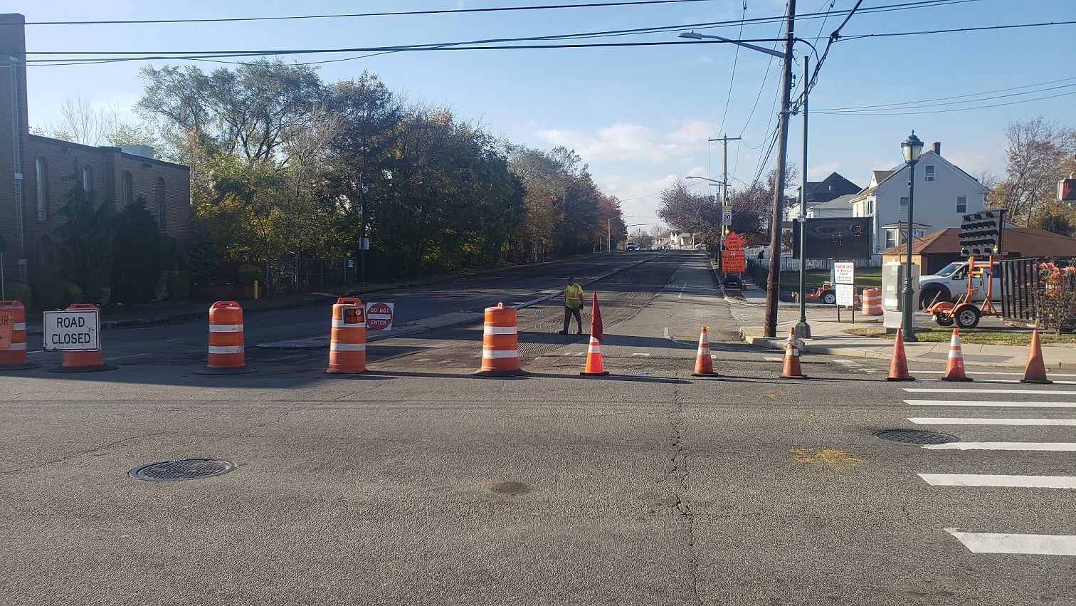 Nassau County recently embarked upon repaving and restriping of Dutch Broadway in Elmont. The County will implement preliminary elements of the Elmont Traffic Safety Evaluation into the project.