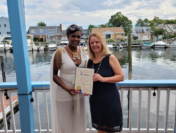 Legislator Debra Mule Welcomes Caribbean Island Restaurant  Bar to Freeports Nautical Mile pr pic1
