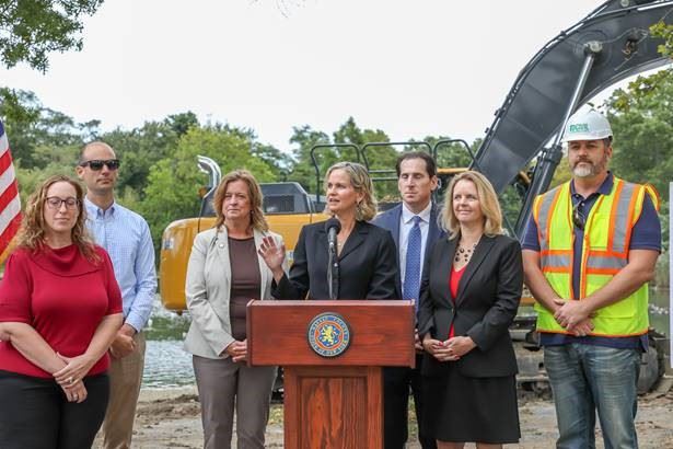 CURRAN AND GOVERNORS OFFICE OF STORM RECOVERY ANNOUNCE CONSTRUCTION ON RAFT OF FLOODING PREVENTION