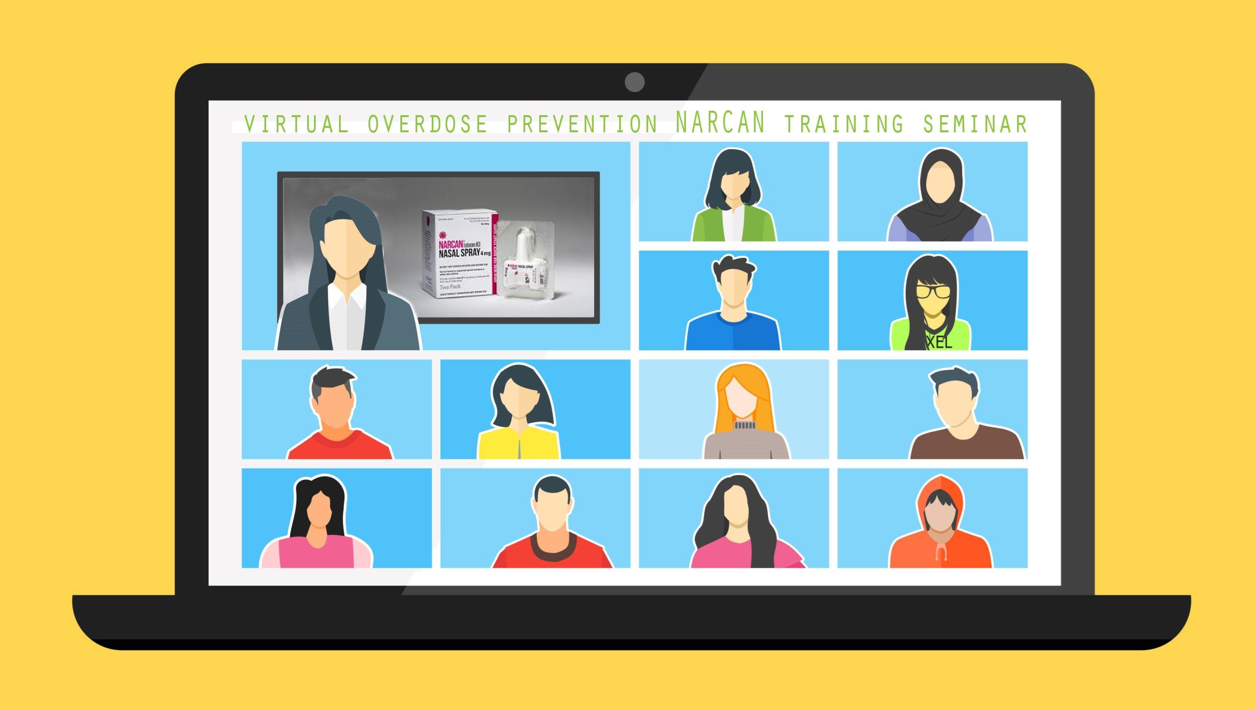 Virtual overdose prevention seminar with naloxone-narcan training
