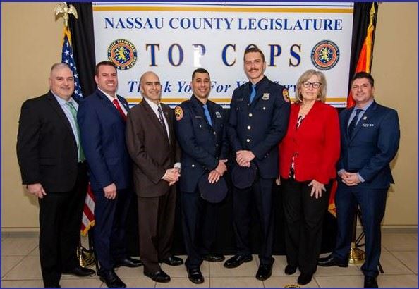 LEGISLATOR GIUFFRE HONORS NASSAU COUNTY TOP COPS WHO STOPPED SCAMMER