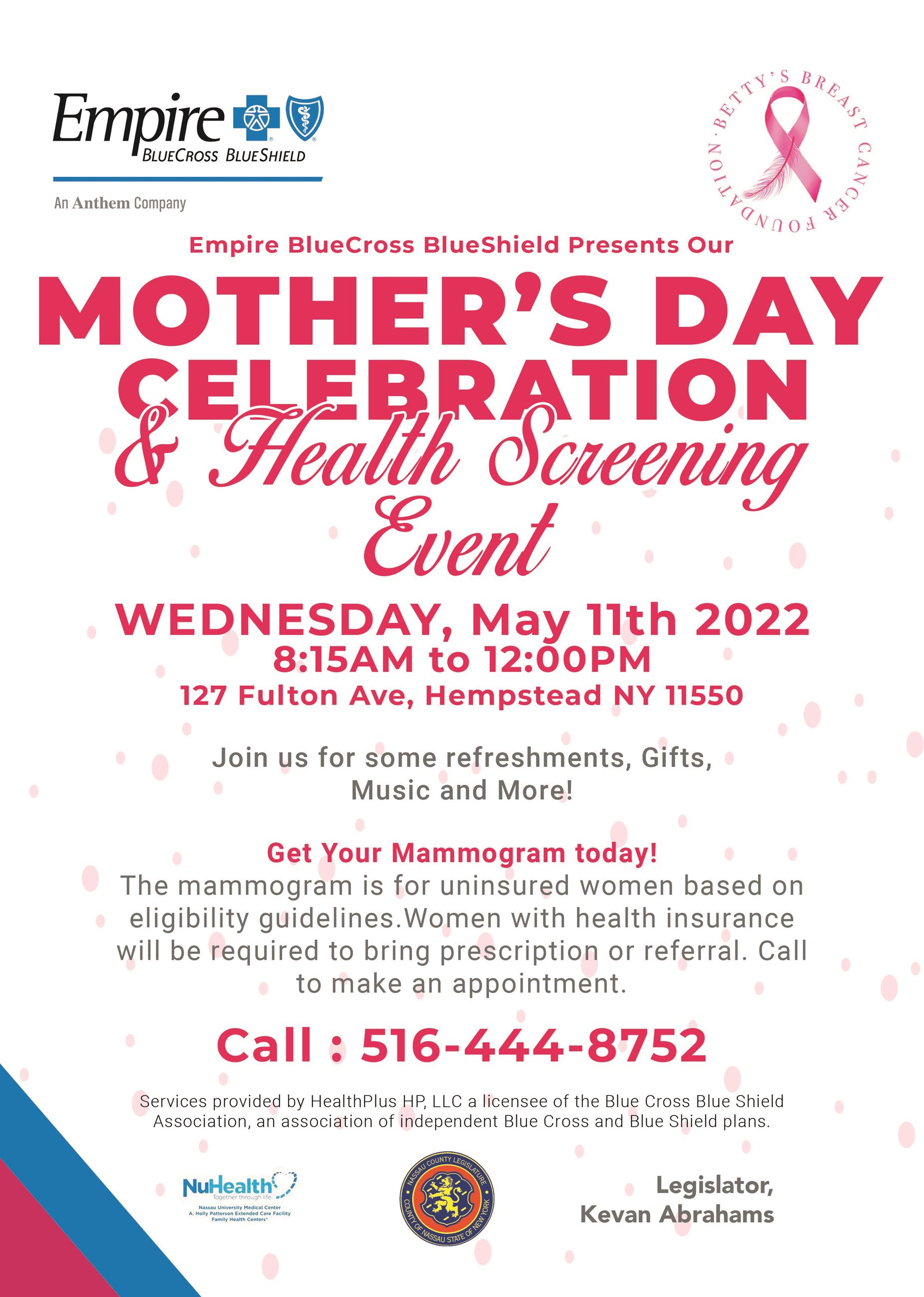 Mothers day event flyer English 51122. Update
