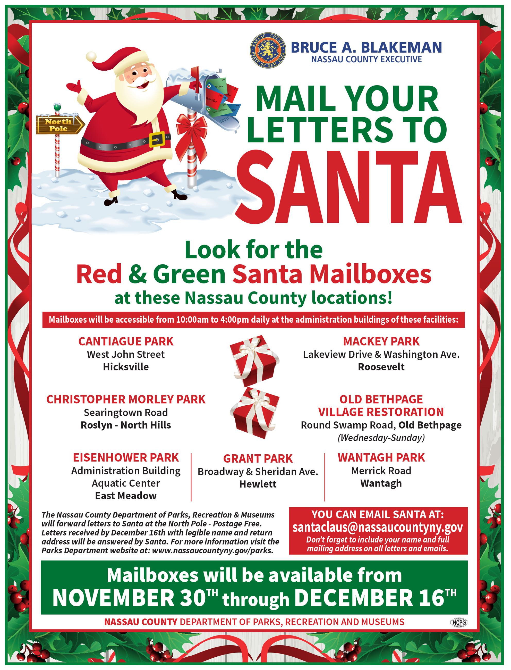 Santas Mailbox 2022 8.5 x 11 Opens in new window