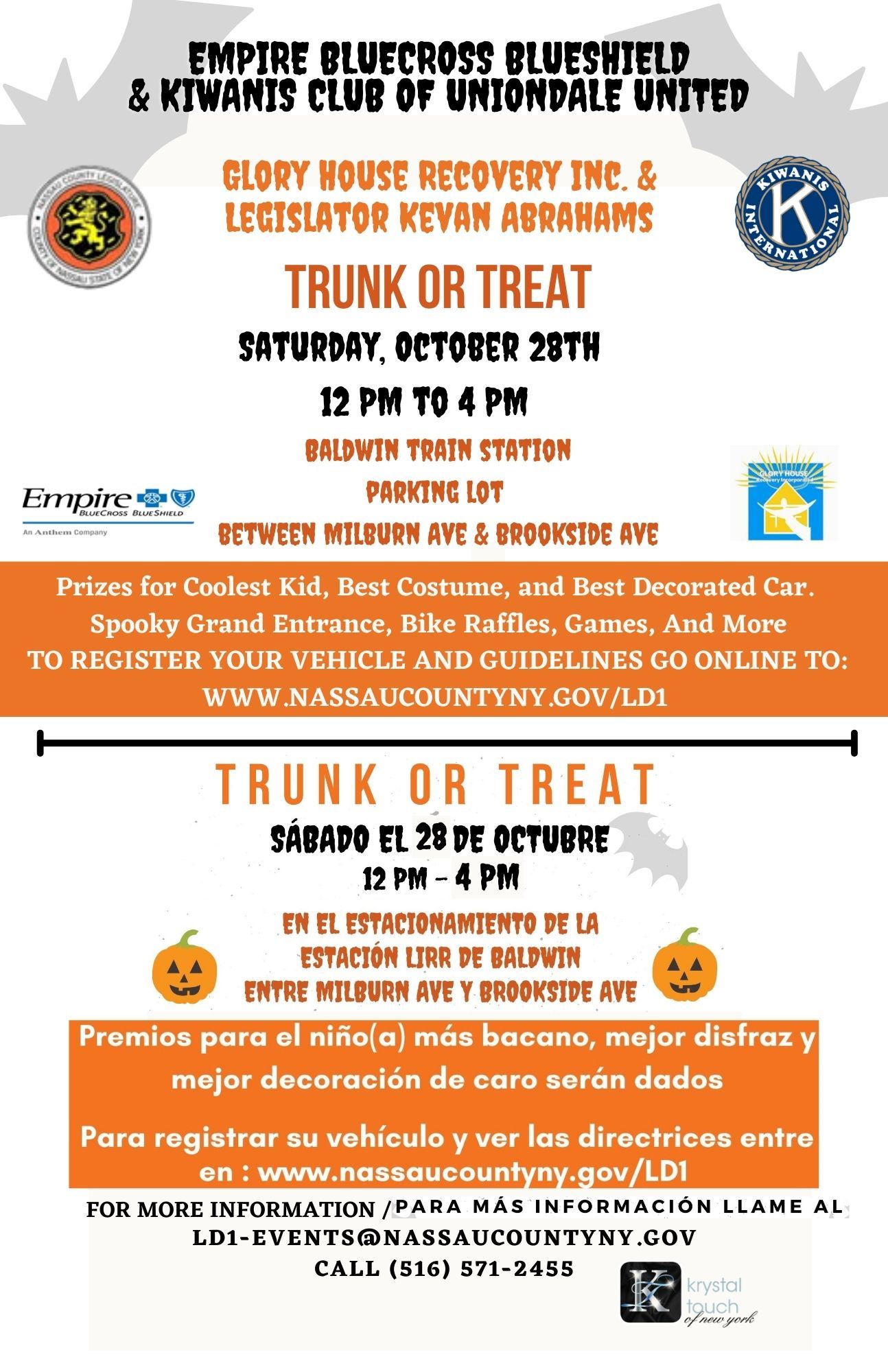 2023 Flyer - Trunk or Treat English and Spanish