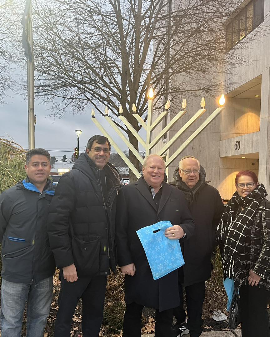 Legislator Drucker - Syosset Hanukkah 1