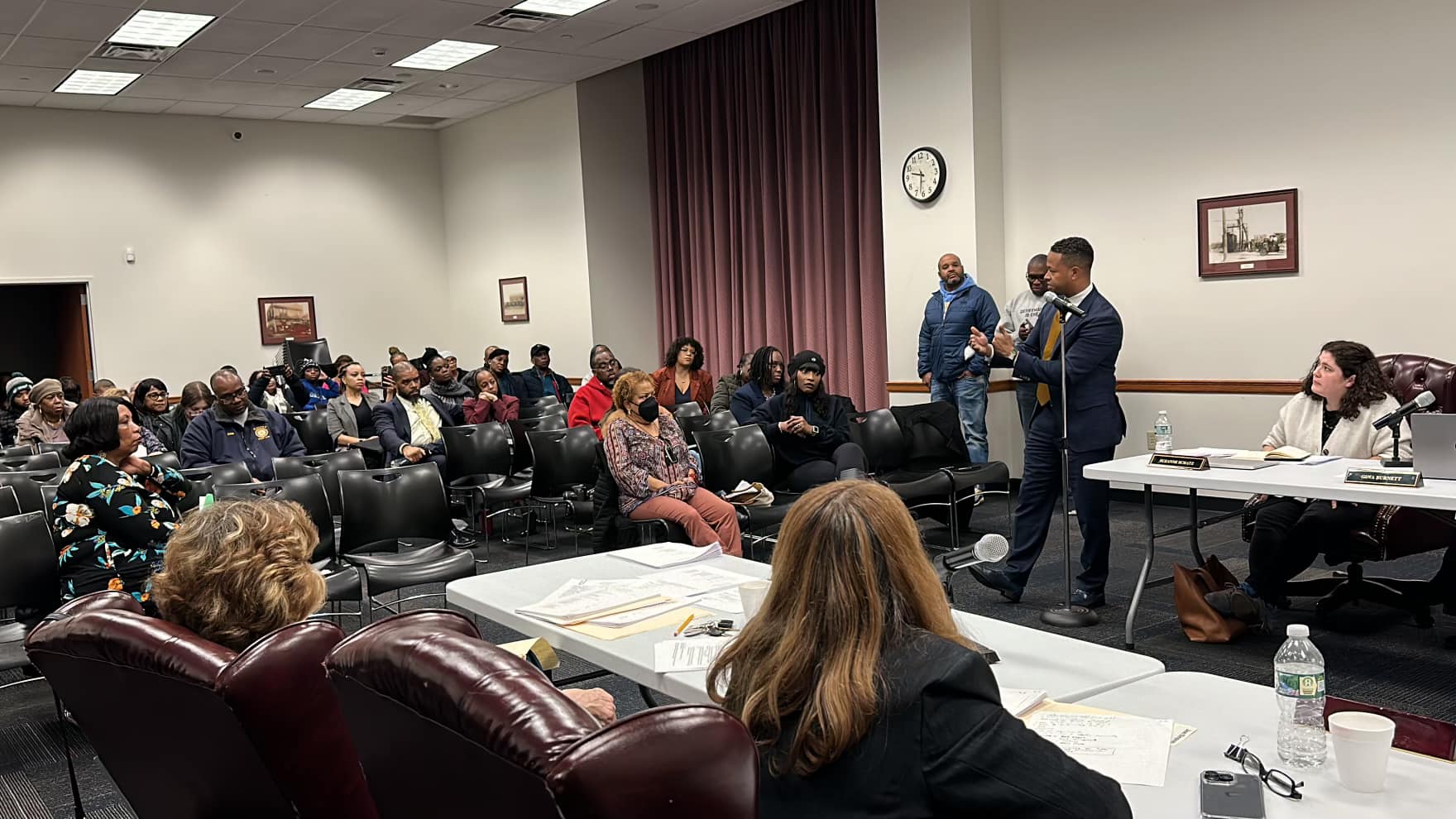 Legislator Solages - Early Voting at Elmont ML