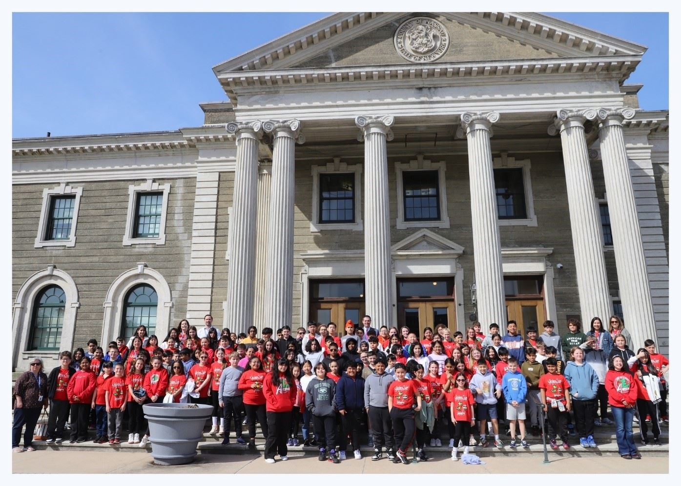 FERRETTI WELCOMES ABBEY LANE SCHOOL 5TH GRADE STUDENTS TO THEODORE ROOSEVELT BUILDING