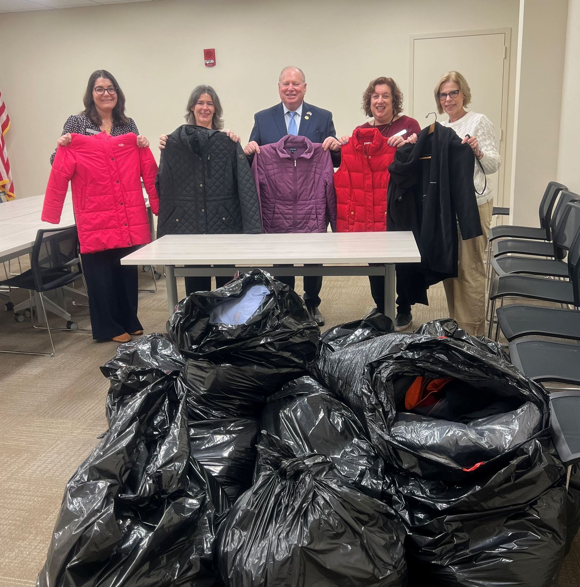 Drucker - Coat Drive - Syosset Library
