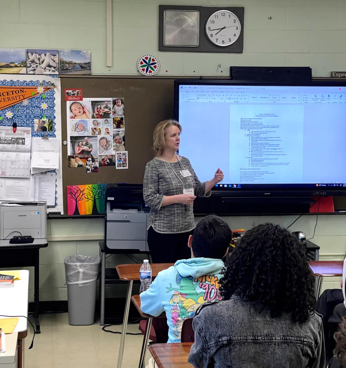 Legislator Mule - Dodd Career Day 2