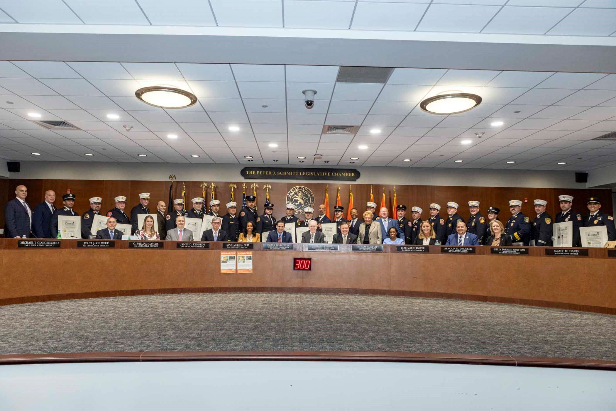 Full legislature - Fire Department Recognition