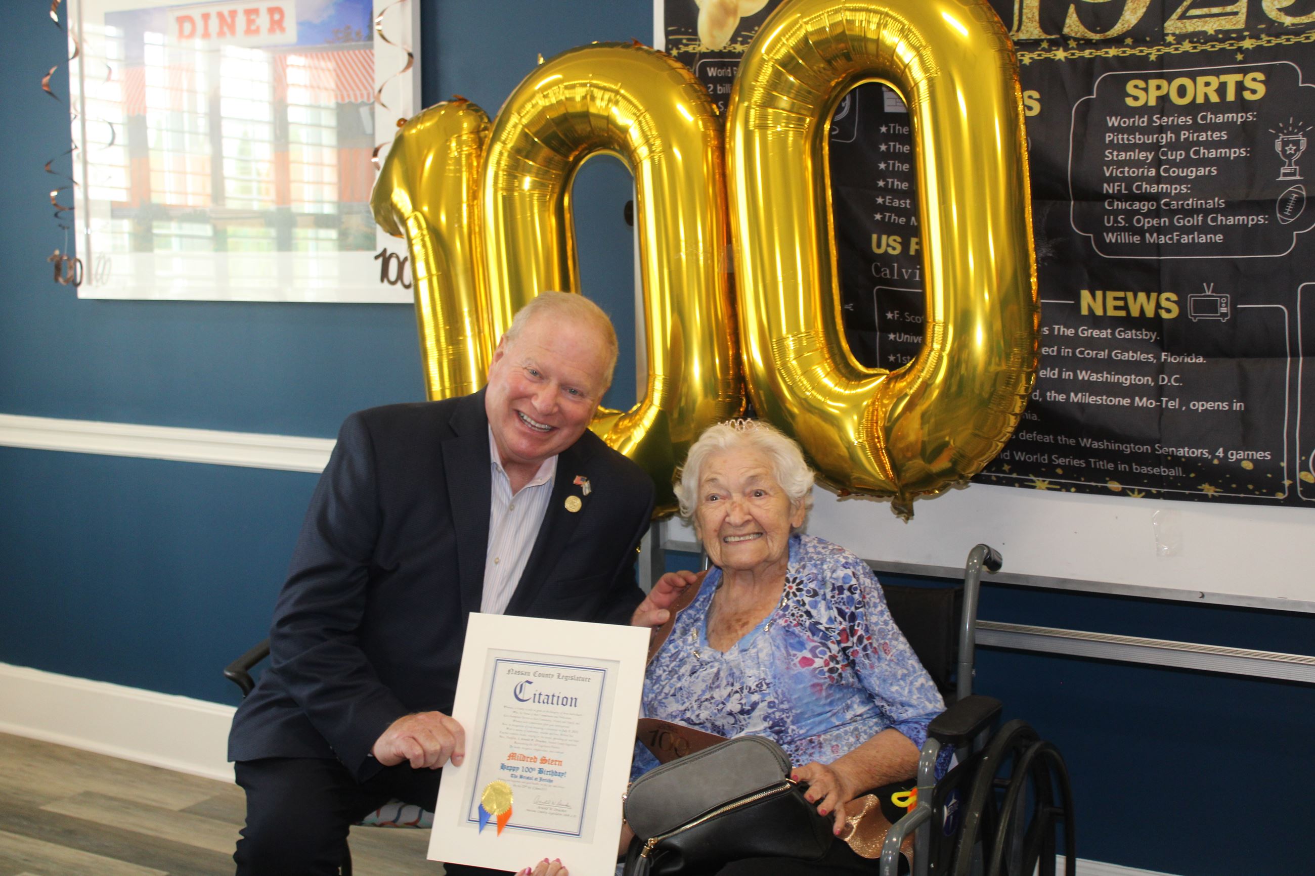 Drucker - Mildred Sterns 100th birthday