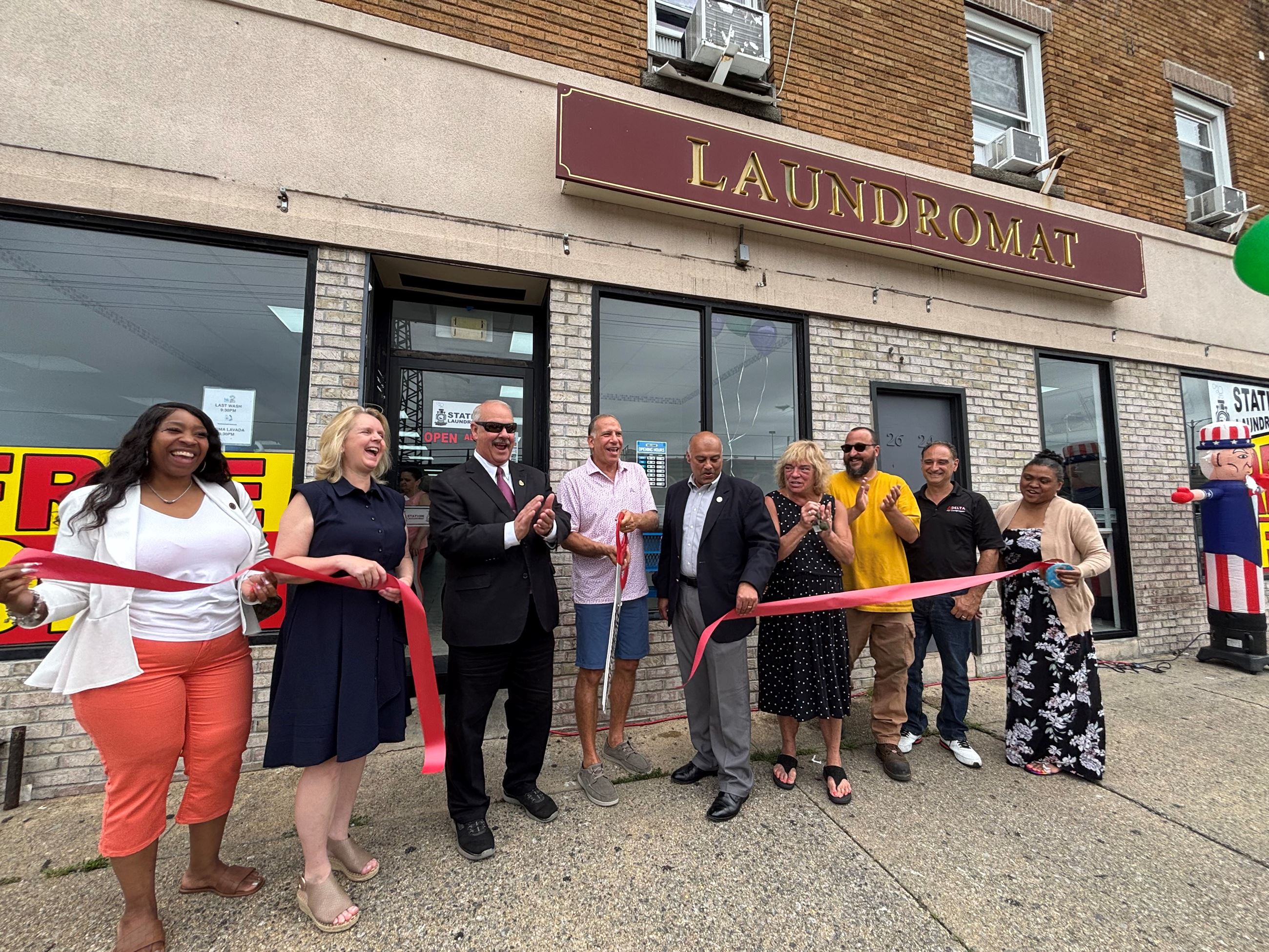 Mule - Laundromat Ribbon Cutting - 1