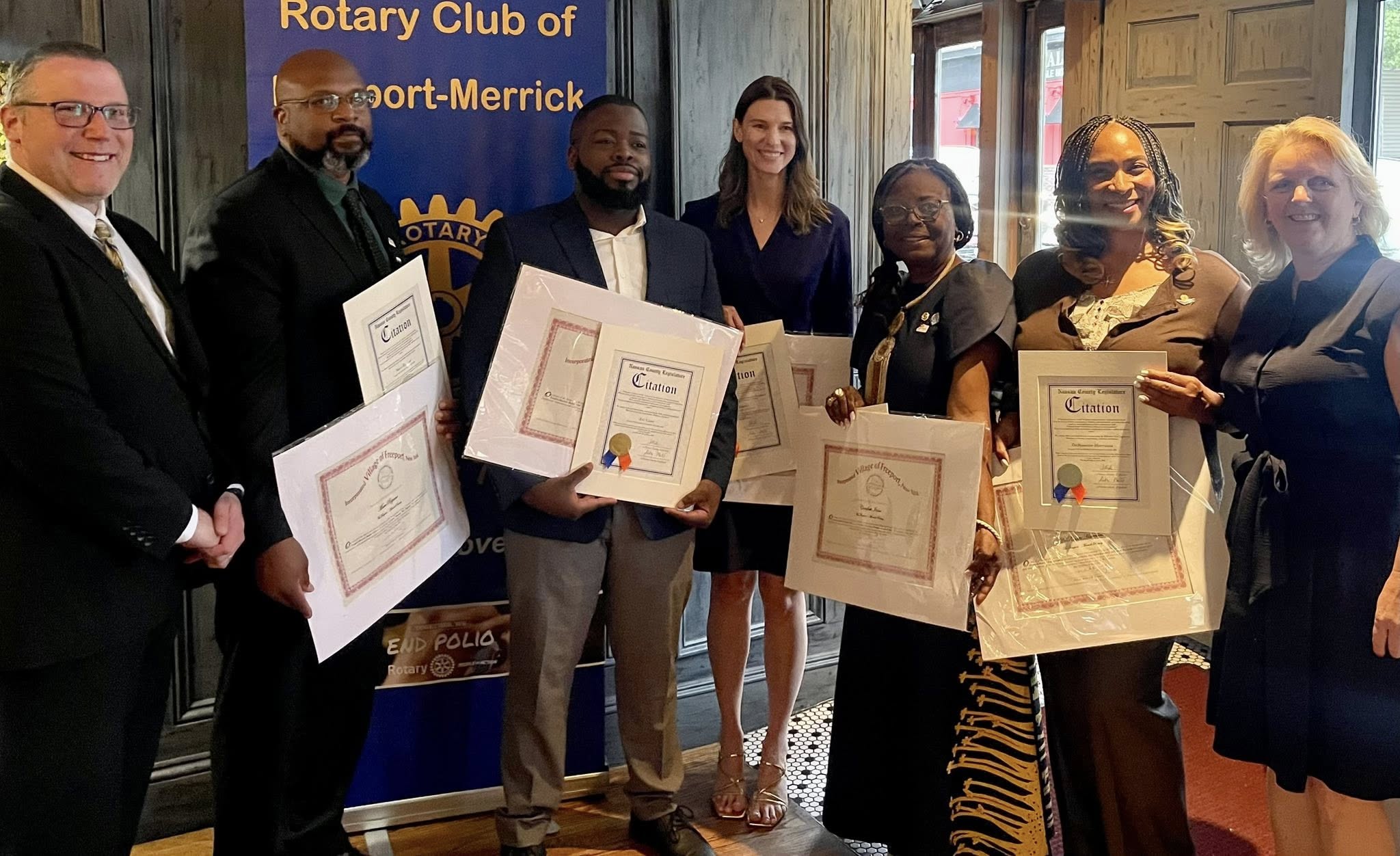 Mule - Freeport Merrick Rotary Installation 2025 - 1