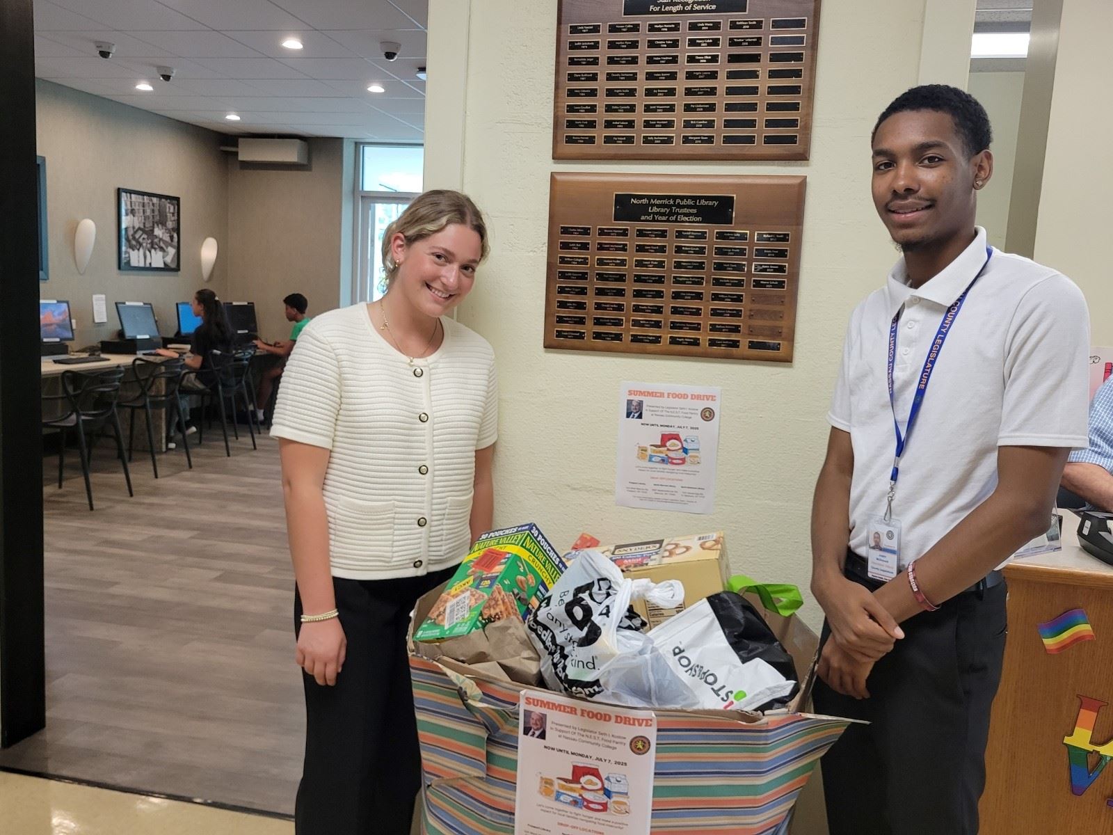 Koslow Food Drive - Noth Merrick Library