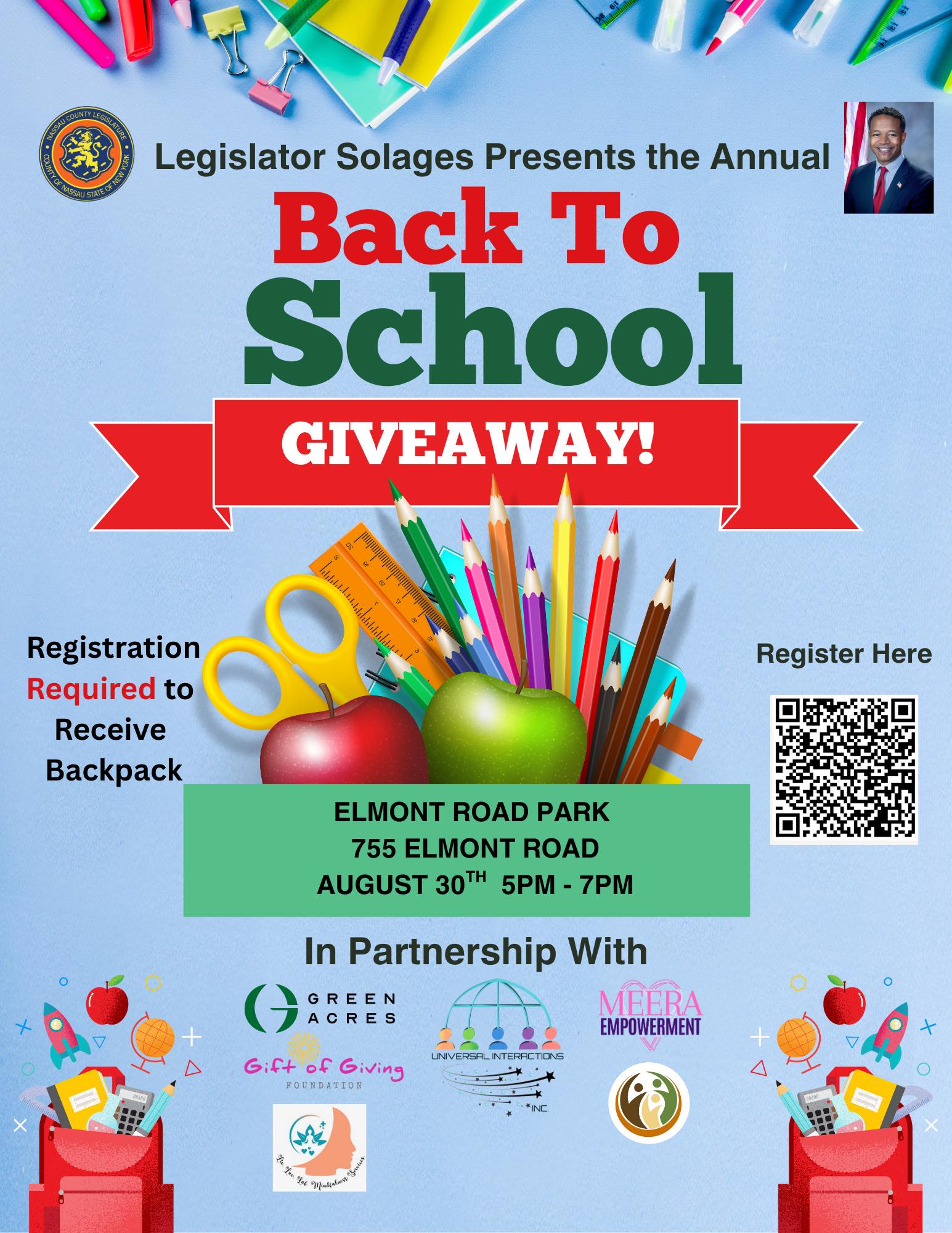 Solages - Back to School 2025 event - flier