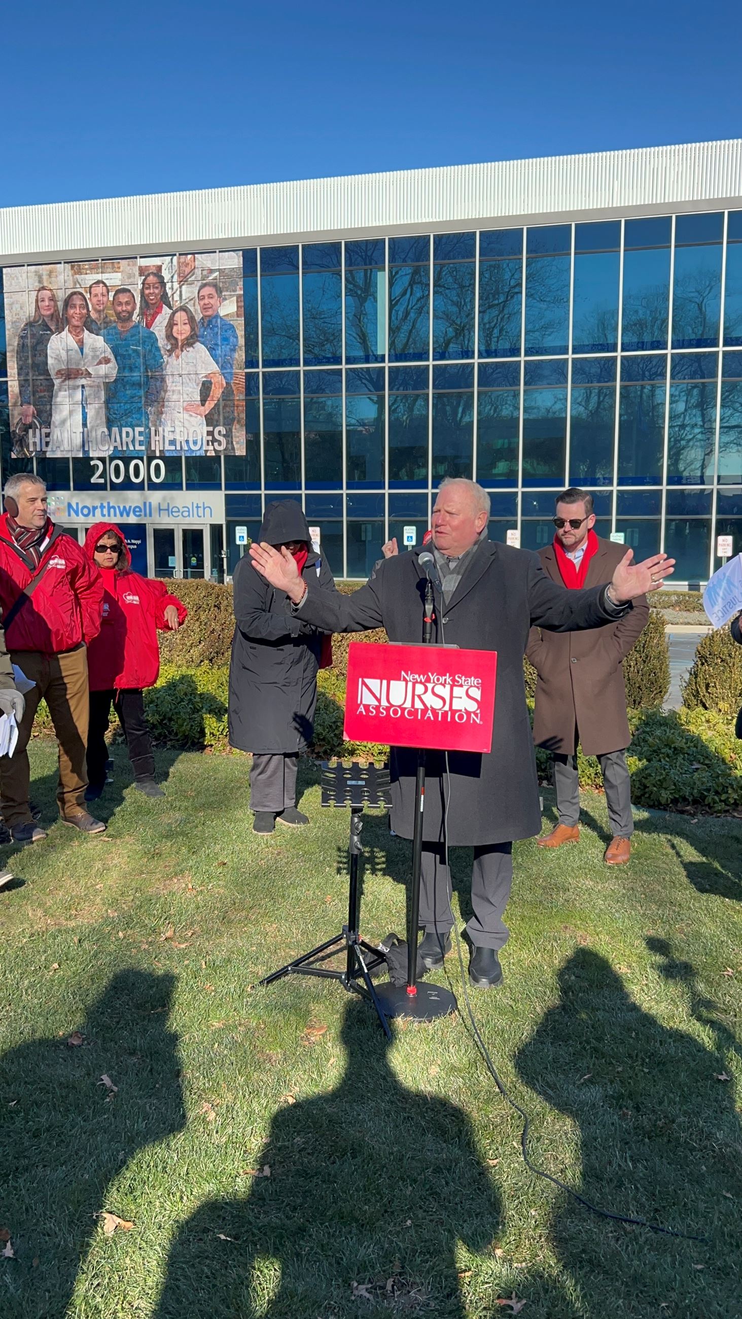 Drucker - Nurses Rally 1