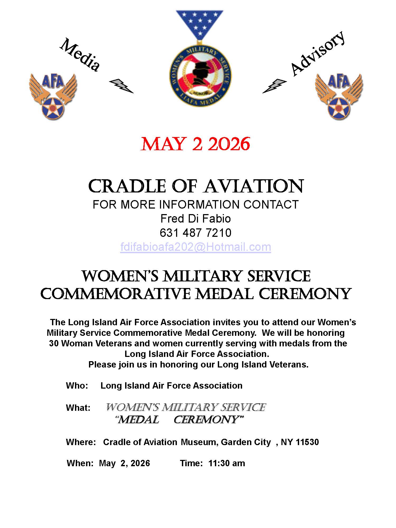 Media Advisory March 21 2026
