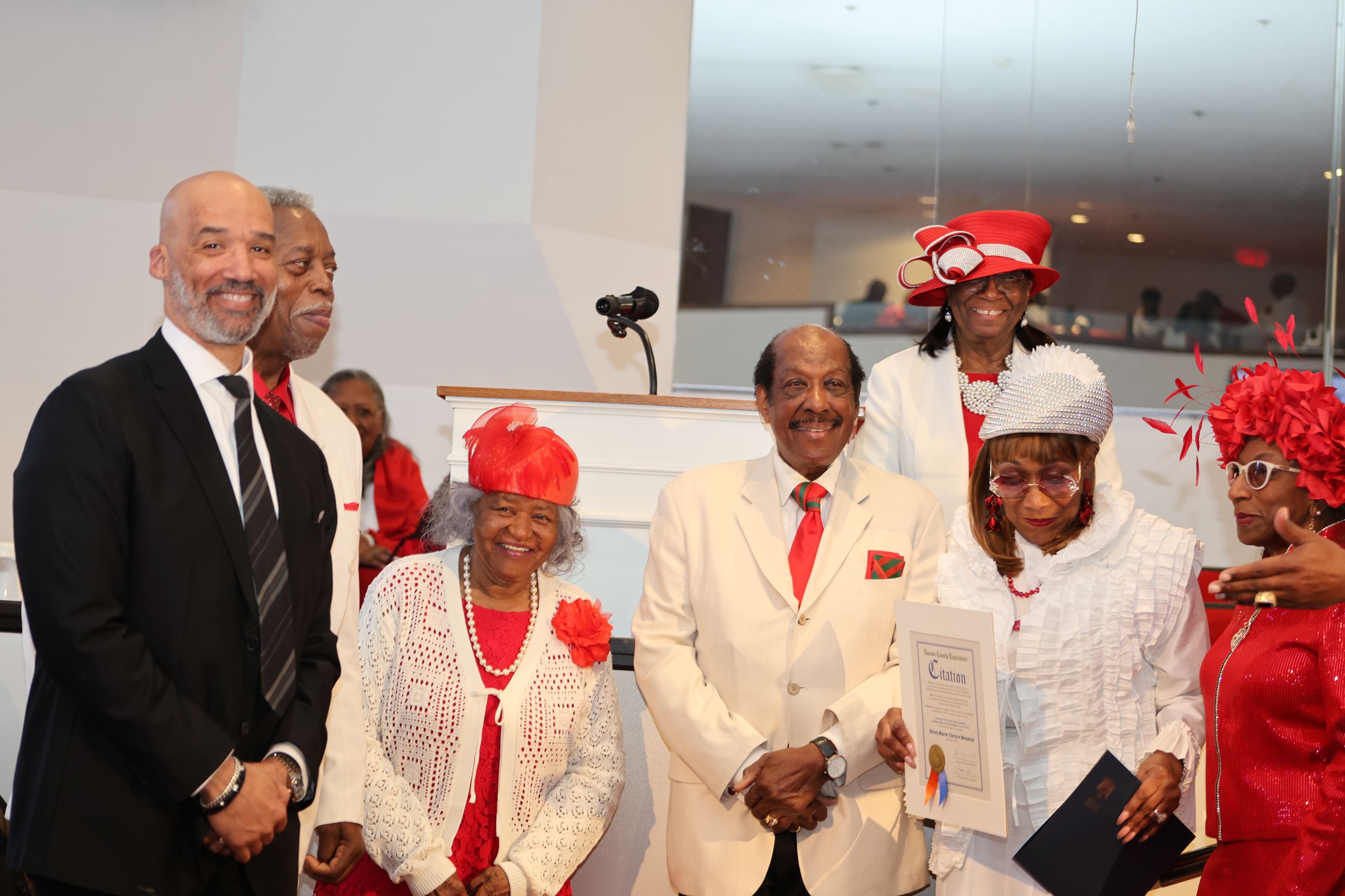 Legislators Davis & Russell Celebrate Milestones at Antioch Baptist pic 2