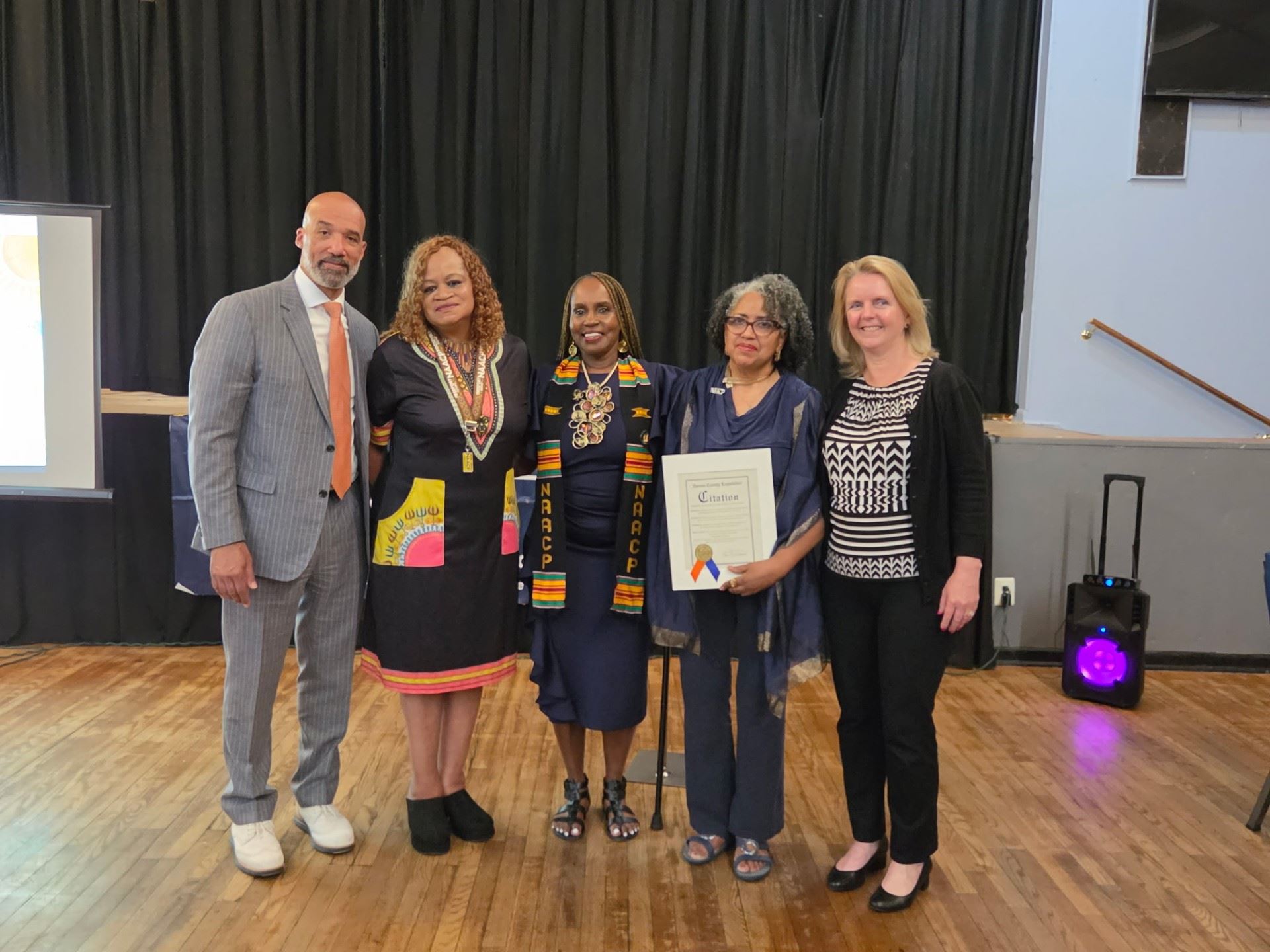 Davis and Mulee - NAACP honor