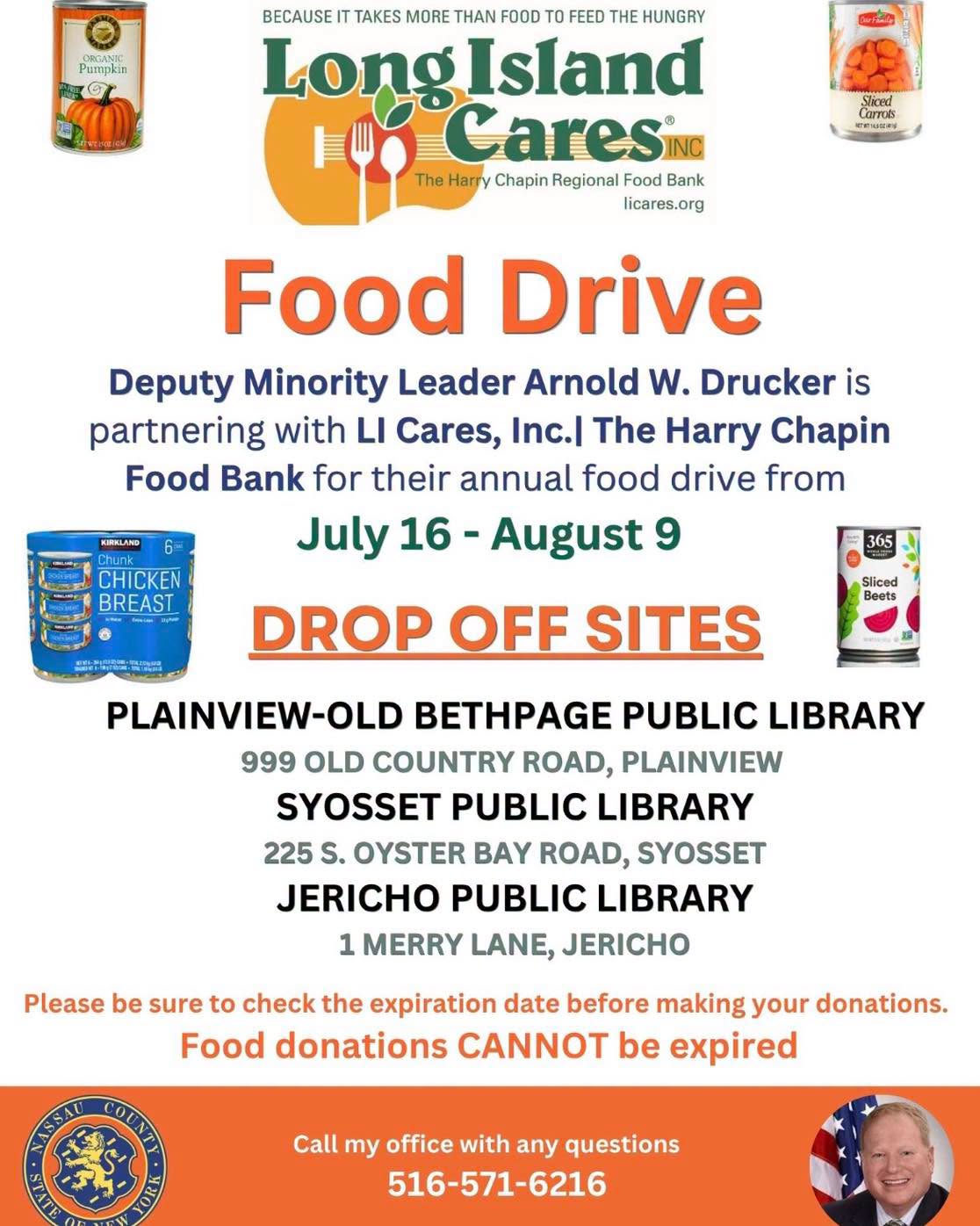 Drucker - Harry Chapin Food Drive 2026