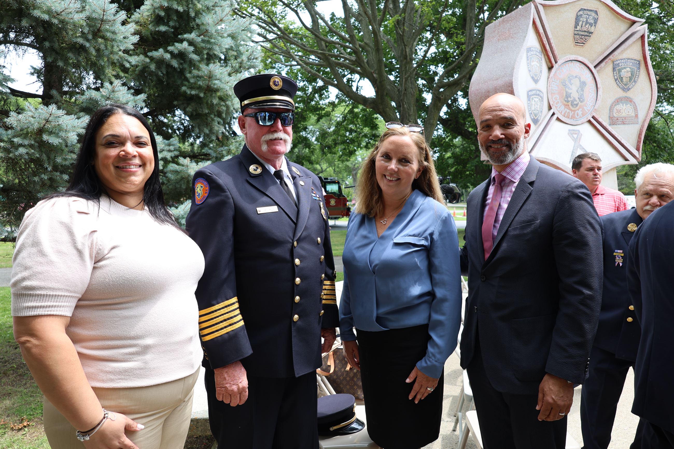 Nunez Davis and DeRiggi-Whitton = 911 memorial