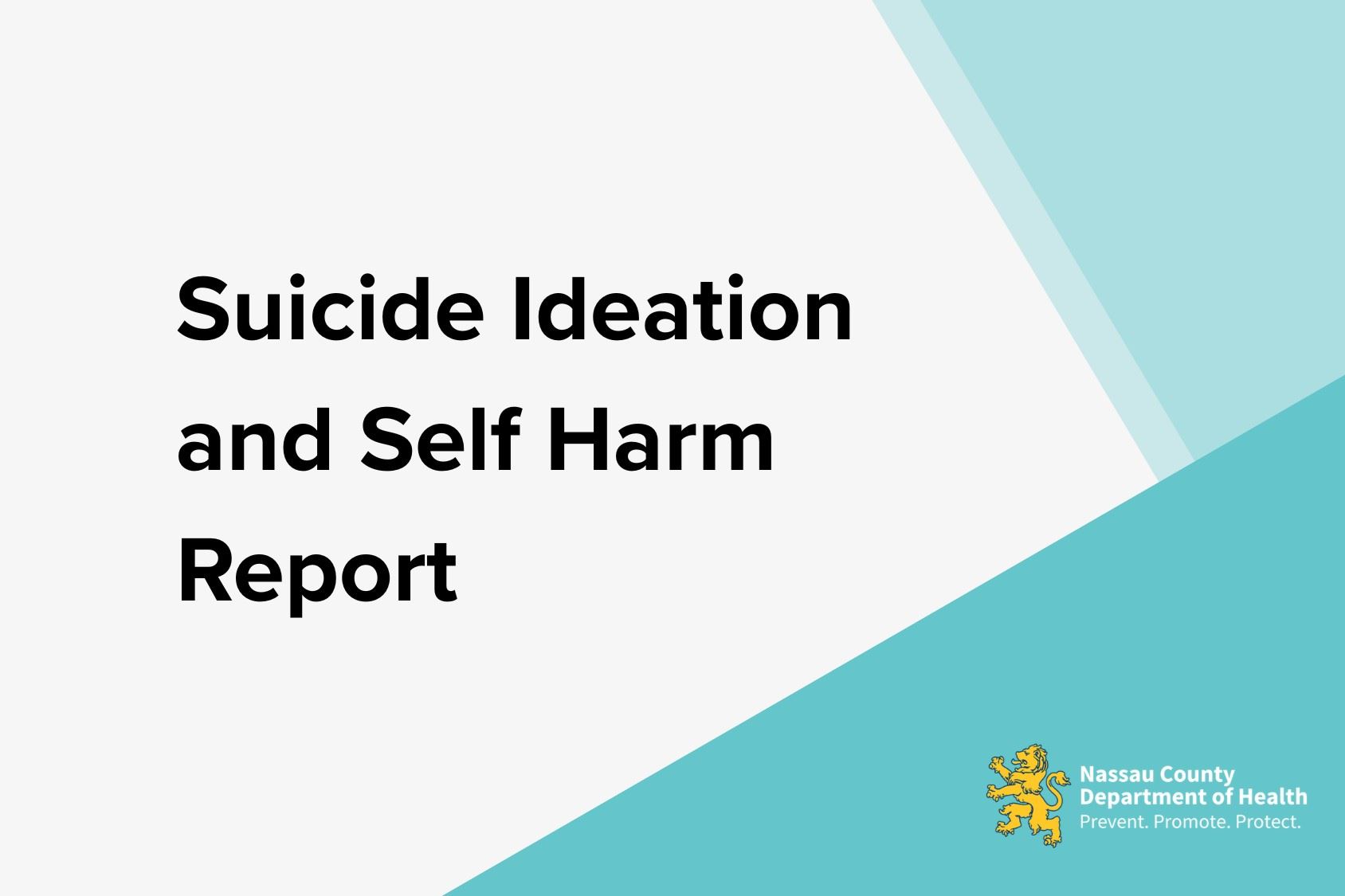 Suicide Ideation and Self Harm Report