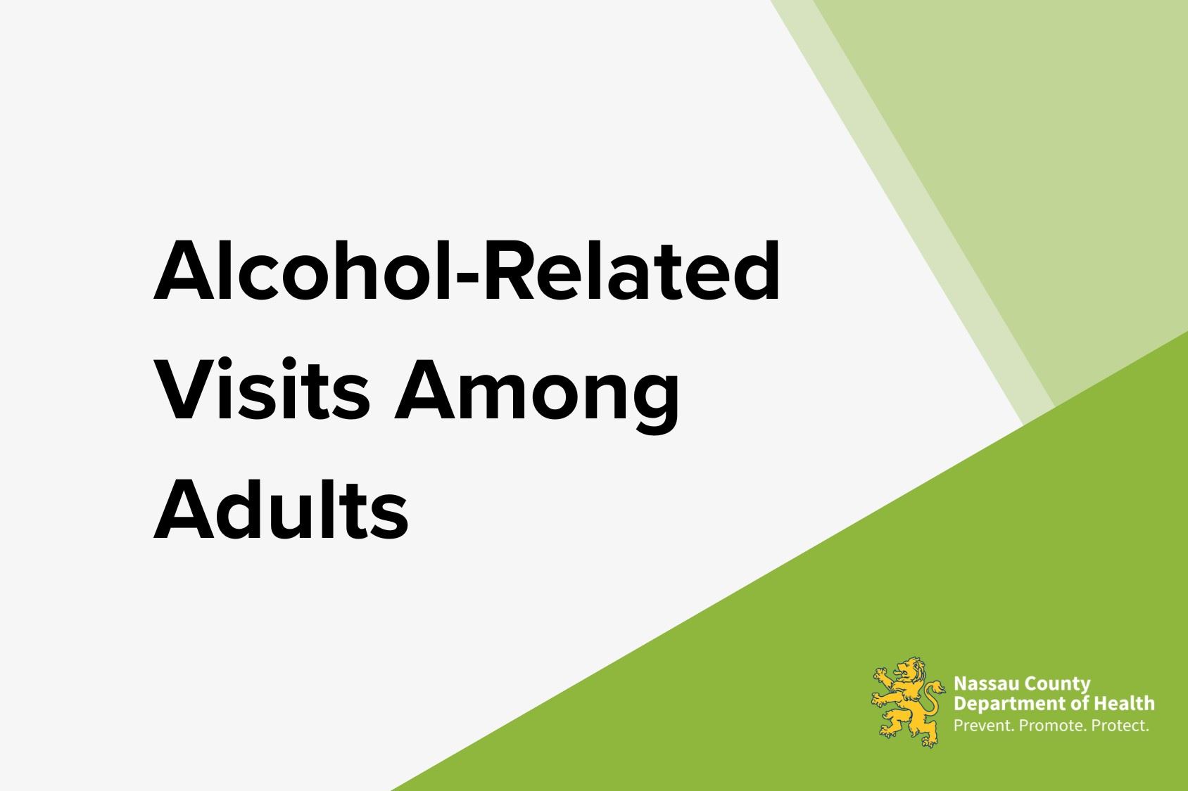 Alcohol Related Visits Among Adults