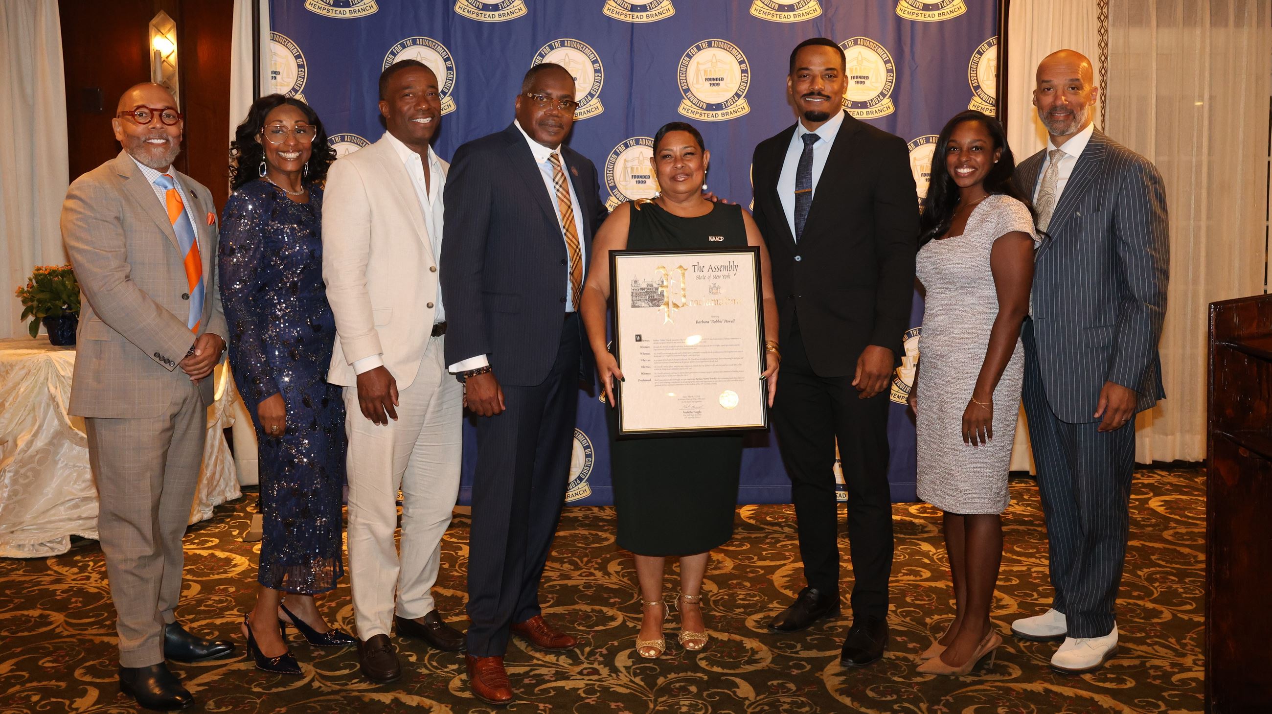 Davis and Nicks - Hempstead NAACP event - 1