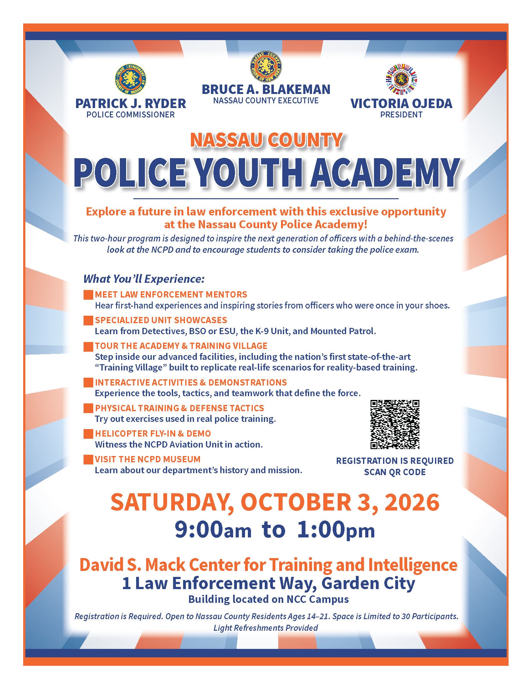 Police Youth Academy October 2026