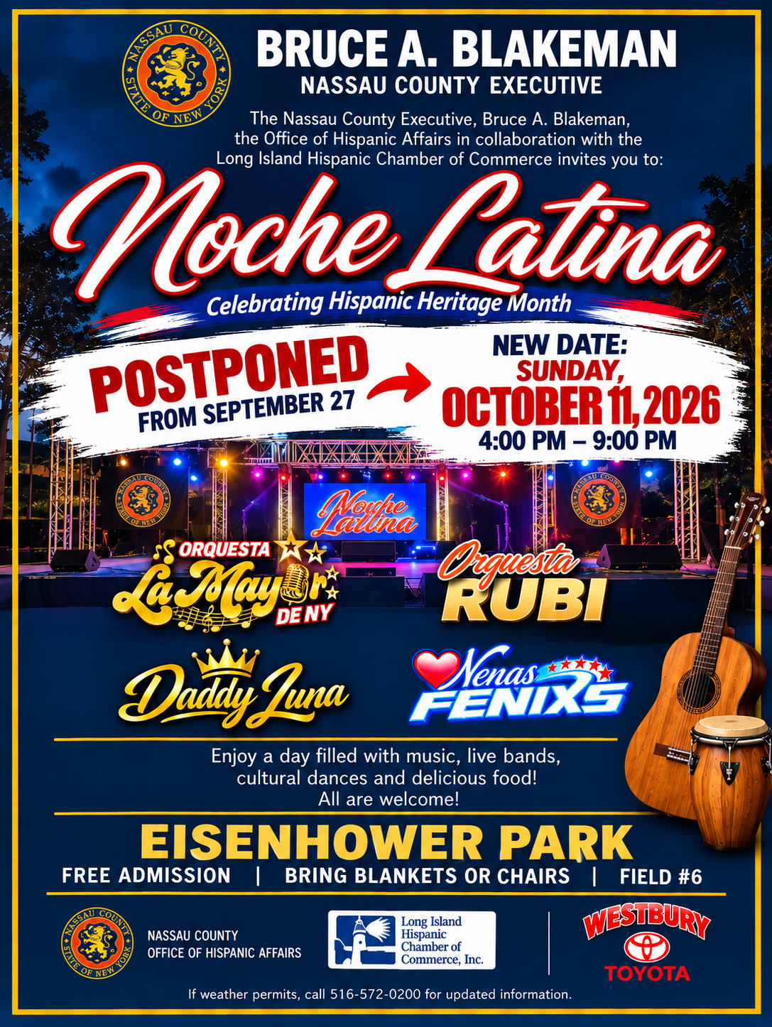 Noche Latina 2026 New Date English