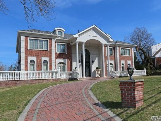 Large brick mansion exterior